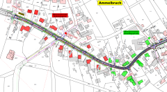 1. Bauabschnitt OD Ammelbruch; Lageplan Müllsammelplatz